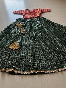 Gorgeous Sequin Lehenga Choli Set