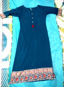blue kurti-Janasaya brand