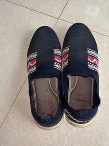 Comfy Navy Blue Casual Shoes