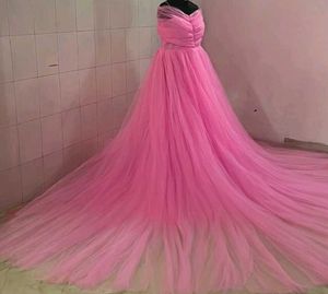 Stunning Pink Tulle Gown