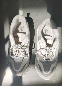 Shoetopia White Chunky Sneakers