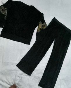 Very Fancy And Amazing Velvet Track Suit