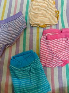 Colorful Striped Briefs Pack of 4