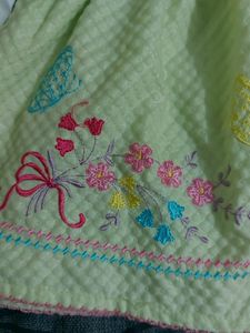 Cotton Frock For Baby Girl