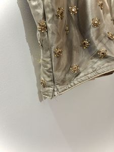 Elegant Pearl Embellished Skirt and blouse lehenga