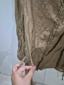 Vintage Olive Blouse