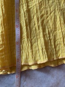 Yellow Wide Leg Palazzo Pants