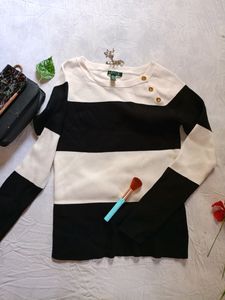 Ralph Lauren Striped Knit Top