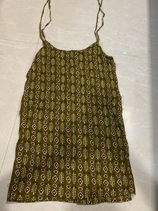 Boho Print Spaghetti Strap Dress