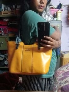 Lavie Mustard Shoulder Bag