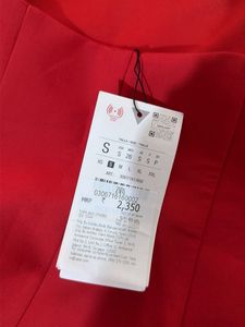 Zara Stunning Red Peplum Top - Brand new with tag