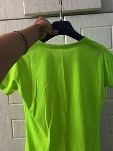 Neon Green "Smile" T-Shirt