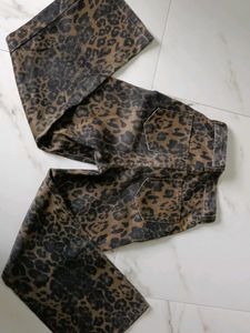 Leopard Print Jeans