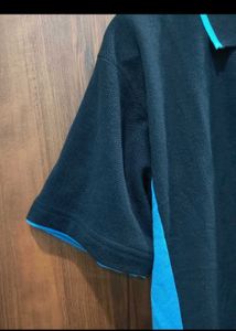 Men's Black &amp; Blue Polo T-Shirt