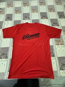 Men's Red Big Muscles Nutrition T-Shirt