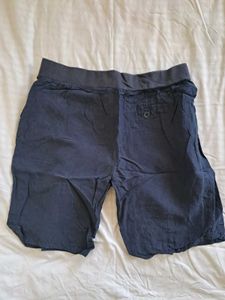 Navy Blue Drawstring Shorts