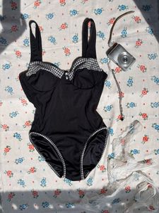 Chic Black One-Piece bodysuit top