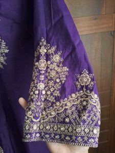 Purple Kurtha Set