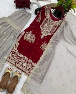 Gorg Pakistani Suit Looks So Royal! 👑