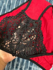 Red Lace Panties