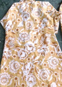 Floral kurta/cord set