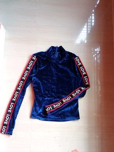 nevy Blue Velvet Tracksuit Set/co ords