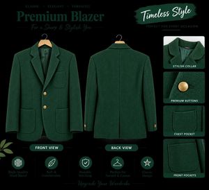 Premium Men's Blazer - Timeless Style