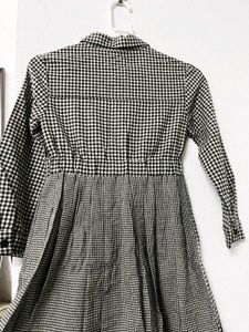 Zara Gingham Shirt Dress