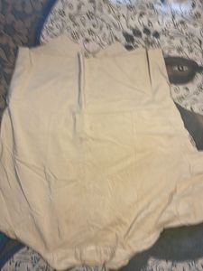 Elegant Beige top with Black Embroidery