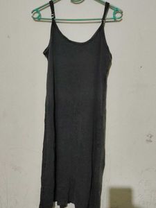 Gray Dress Adjustable Strap With Jacket Not Used