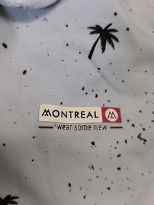 SEELING T-shirt BEACH TREE PATTERN
