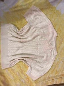 Cream Cable Knit Sweater