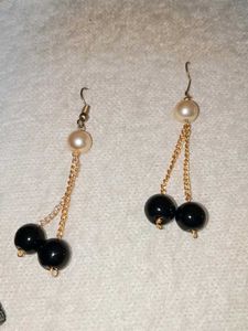 Beaded Necklace and Earring Set
