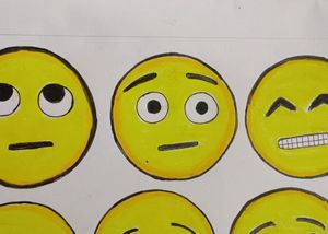 Hand Made On Art Paper EMOJI 😀