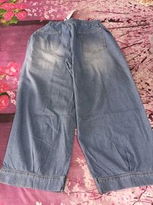 Women's Wide-Leg Denim Pants