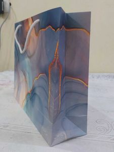 Elegant Marble Design Gift Bag