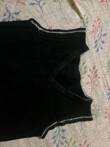 Black Sweater Vest