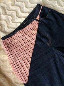 Crochet Bikini Top Pink