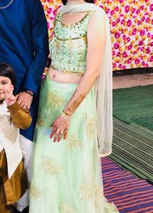 Mint Green Lehenga Choli