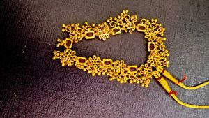 Exquisite Gold-Toned Ethnic Necklace Set