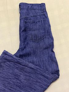 Wide Leg Denim Pants
