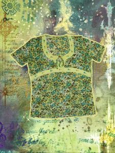 Aesthetic Y2K Peplum Top With floral embroidery
