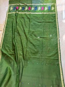100% Pure Silk Chanderi Banarasi