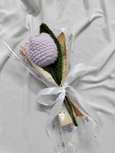 Crochet tulip bouquet