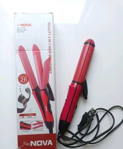 New Nova 2-in-1 Hair Straightener & Curler