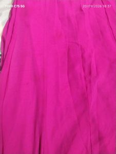 ethnic Pink Embroidered Gown