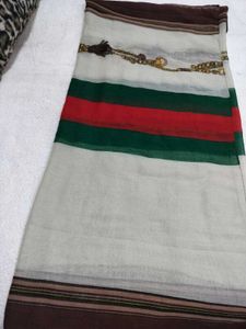 Designer Scarf with Chain Print