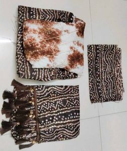 coffee colour new lehnga choli set