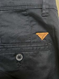 Peter England Black Casual Pants