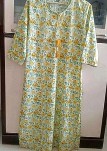 Floral Print Kurta